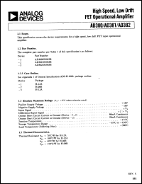 Click here to download AD382 Datasheet