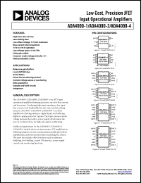 Click here to download ADA4000-1ARZ-R7 Datasheet