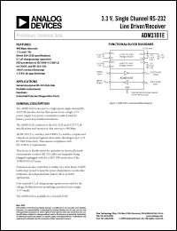Click here to download ADM3101EACPZ Datasheet