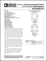 Click here to download ADG1407 Datasheet
