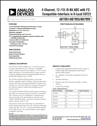 Click here to download AD7995YRJZ-0 Datasheet