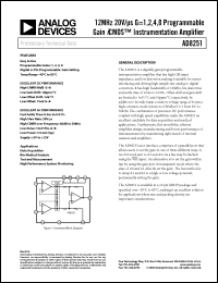 Click here to download AD8251-EVAL Datasheet