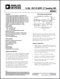Click here to download AD9445-IF-LVDS Datasheet