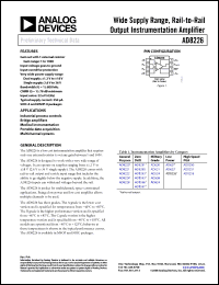 Click here to download AD8226CRMZ Datasheet