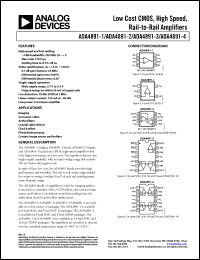 Click here to download ADA4891-1ARZ-R7 Datasheet