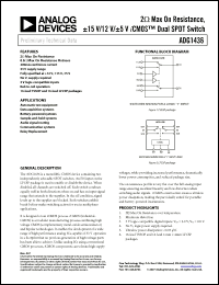 Click here to download ADG1436YCPZREEL7 Datasheet