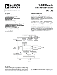 Click here to download AD2S1205 Datasheet