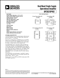 Click here to download OP-492GS Datasheet