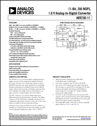 Click here to download AD923011-200EBZ Datasheet