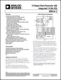 Click here to download AD9516-3 Datasheet