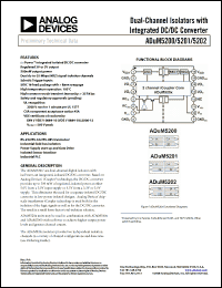 Click here to download ADUM5202ARWZ1 Datasheet