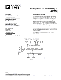 Click here to download ADN2806ACPZ Datasheet