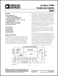 Click here to download AD603-EVALZ Datasheet