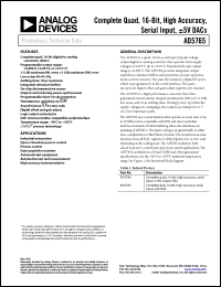 Click here to download AD5765 Datasheet