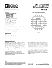 Click here to download ADA4938-1ACPZ-R2 Datasheet