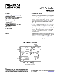 Click here to download ADXRS614BBGZ-RL Datasheet