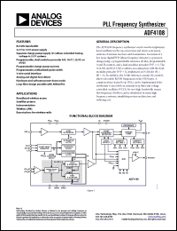 Click here to download ADF4108BRUZ Datasheet