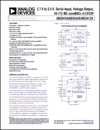 Click here to download AD5541A Datasheet