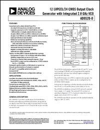 Click here to download AD9520-0BCPZ Datasheet
