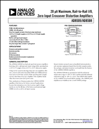 Click here to download AD8506ARMZ-R2 Datasheet