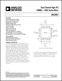 Click here to download ADL5802-EVALZ Datasheet