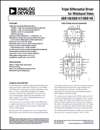 Click here to download AD8146ACPZ-RL Datasheet