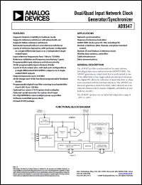 Click here to download AD9547 Datasheet