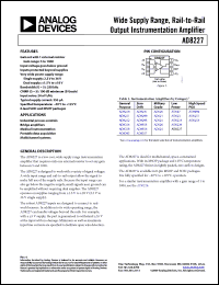 Click here to download AD8227ARZ Datasheet