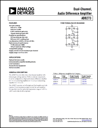 Click here to download AD8273ARZ-RL Datasheet