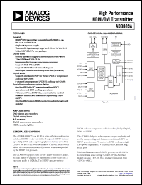 Click here to download AD9889ABBCZ-80 Datasheet