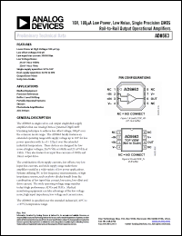 Click here to download AD8663ARZ-R7 Datasheet