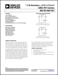 Click here to download ADG1401BRMZ-REEL7 Datasheet