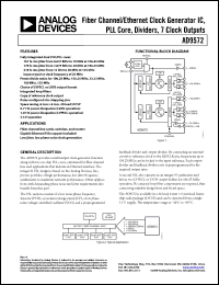Click here to download AD9572ACPZLVD Datasheet