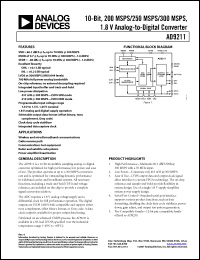 Click here to download AD9211 Datasheet