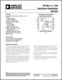 Click here to download ADL5382 Datasheet