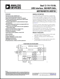 Click here to download AD9783BCPZ Datasheet