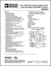 Click here to download ADV7840 Datasheet