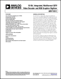 Click here to download ADV7181WBCPZ Datasheet
