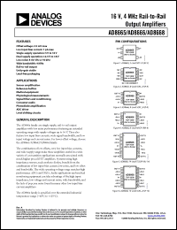 Click here to download AD8665ARZ Datasheet