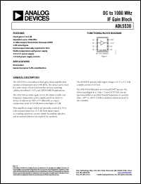 Click here to download ADL5530ACPZ-WP Datasheet
