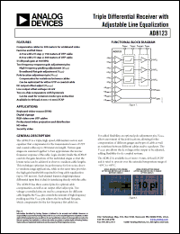Click here to download AD8123ACPZ-R2 Datasheet