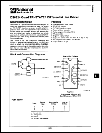 Click here to download DS8924 Datasheet