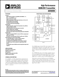 Click here to download AD9889BBCPZ-80 Datasheet