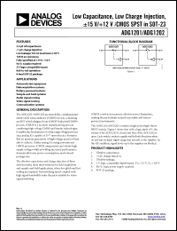 Click here to download ADG1201 Datasheet