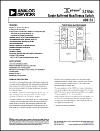 Click here to download AD8153ACPZ Datasheet