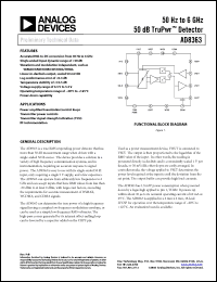 Click here to download AD8363ACPZ-R2 Datasheet