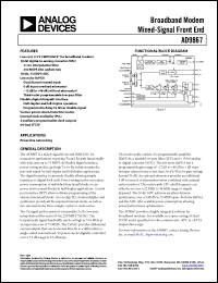 Click here to download AD9867 Datasheet