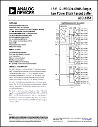 Click here to download ADCLK854BCPZ-REEL7 Datasheet