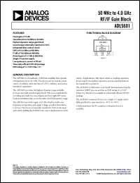 Click here to download ADL5601 Datasheet