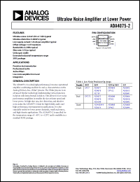 Click here to download ADA4075-2ARZ-R7 Datasheet